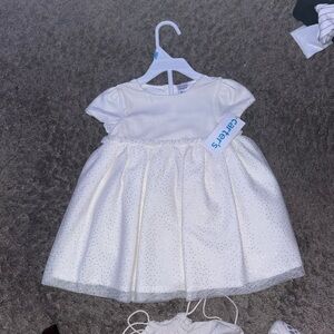 Cream color 2 piece dress. Never been used